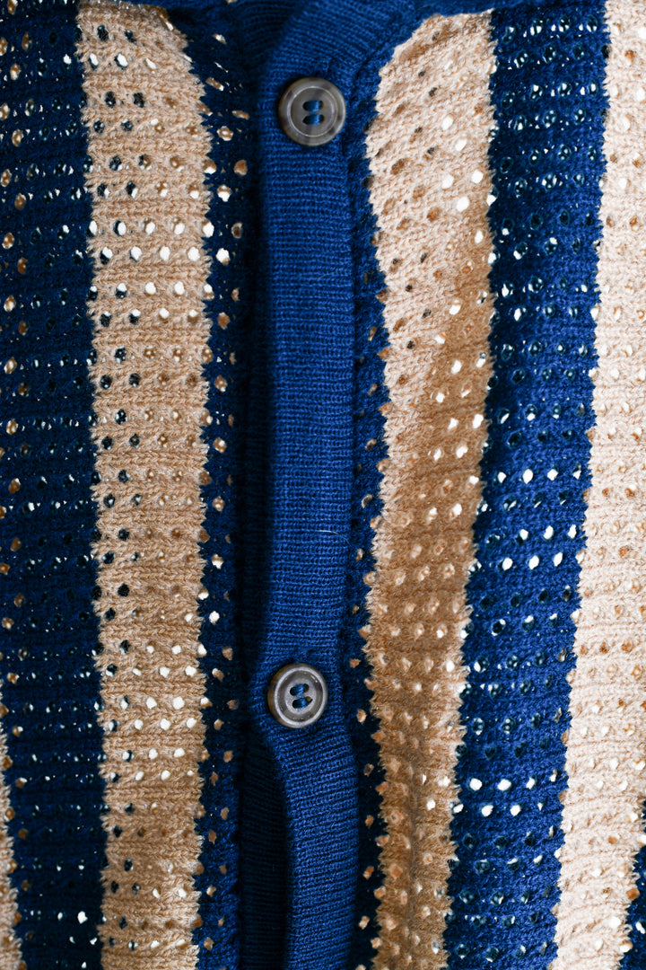 Playera Tipo Polo - Tejida ( beige - sipson)