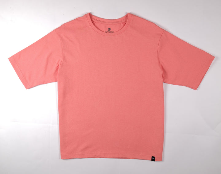 Playera Oversized Fit  - Palo Rosa