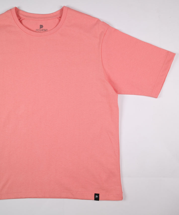 Playera Oversized Fit  - Palo Rosa