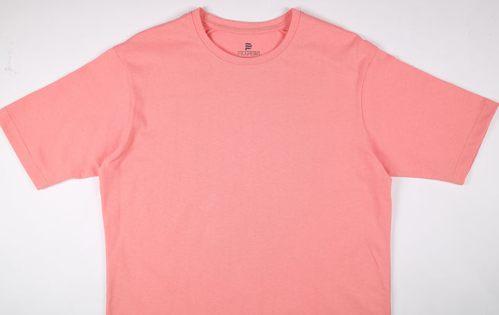 Playera Oversized Fit  - Palo Rosa