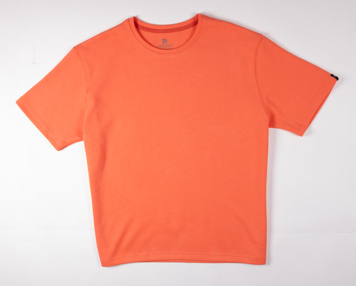 Playera Oversized Fit  - Naranja