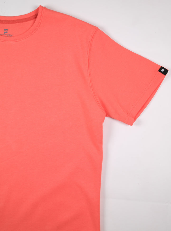 Playera Oversized Fit  - Naranja