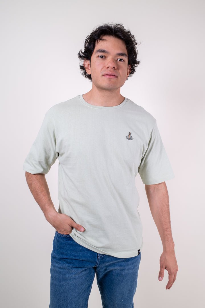 Playera Oversized Fit  - Verde Claro