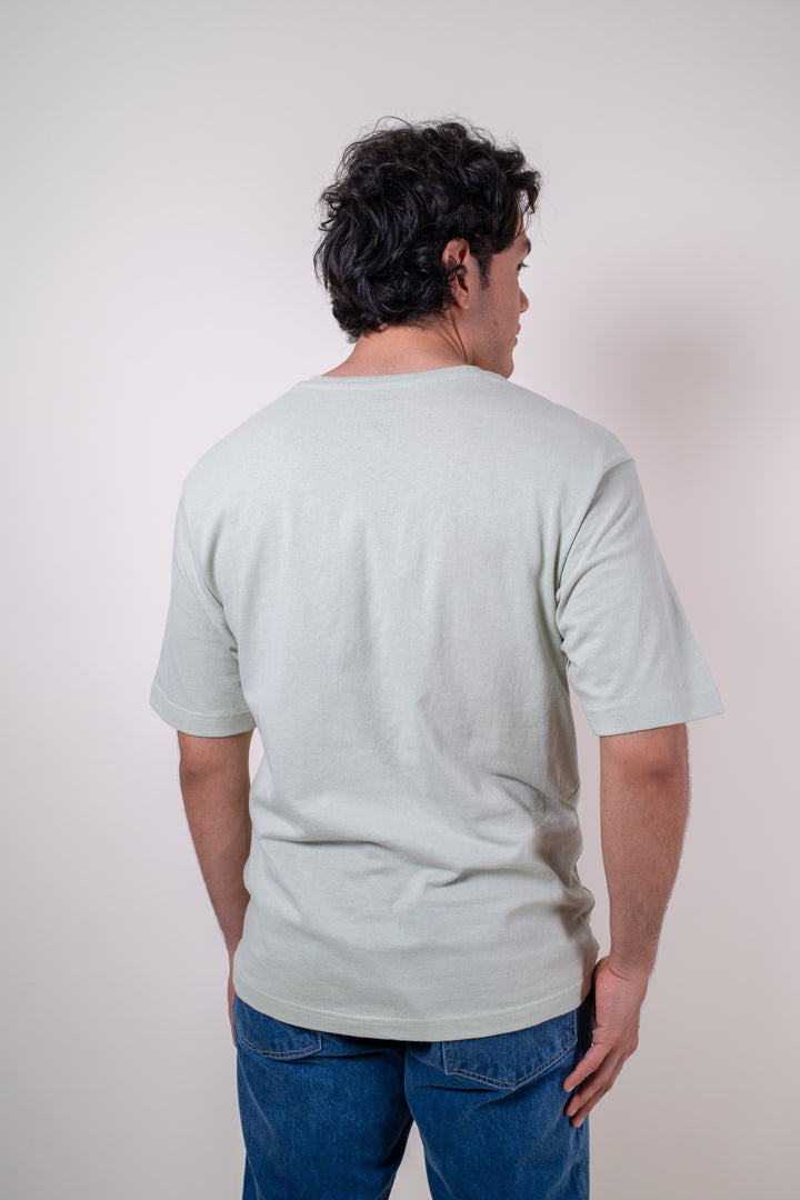 Playera Oversized Fit  - Verde Claro