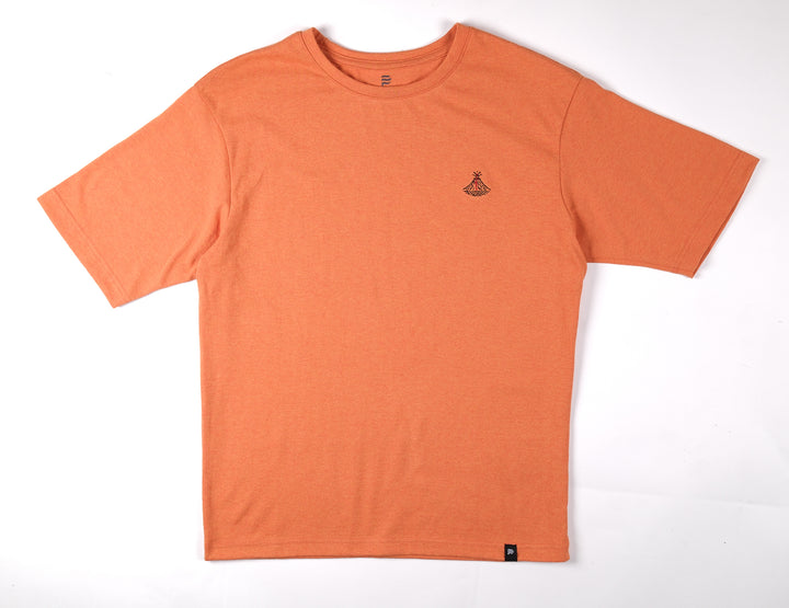 Playera Oversized Fit  - Naranja