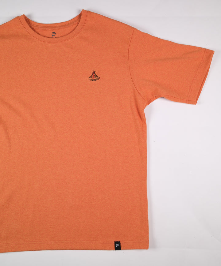 Playera Oversized Fit  - Naranja