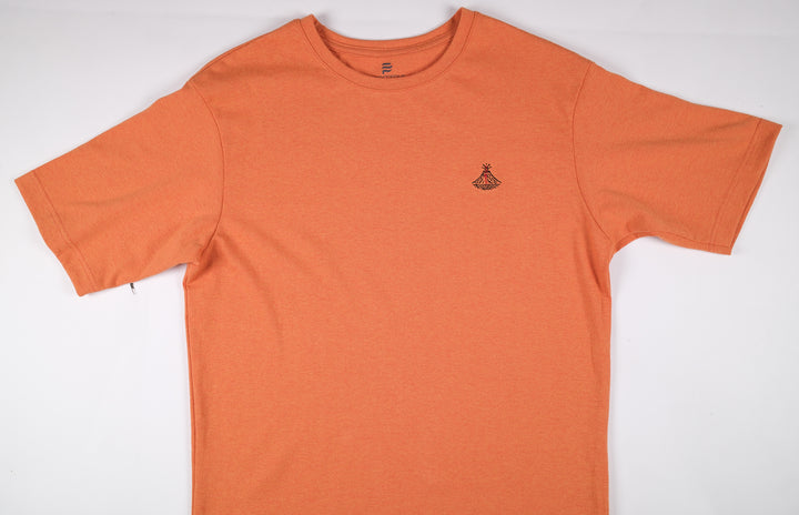 Playera Oversized Fit  - Naranja
