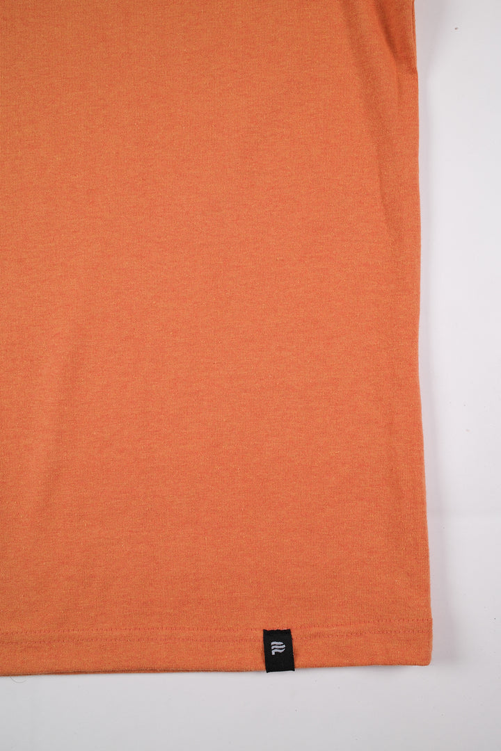 Playera Oversized Fit  - Naranja