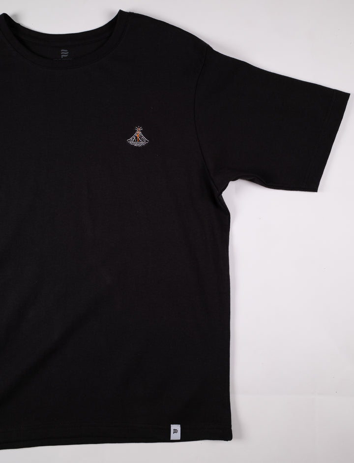 Playera Oversized Fit  - Negro