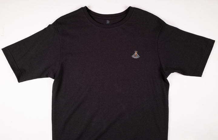 Playera Oversized Fit  - Negro