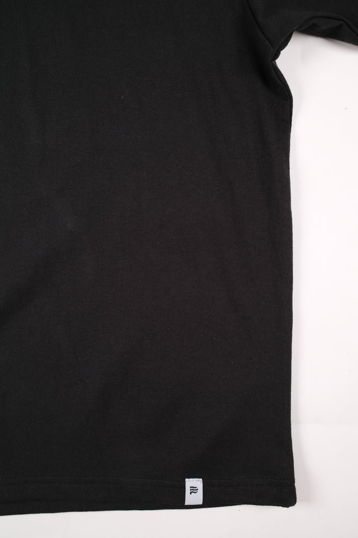 Playera Oversized Fit  - Negro