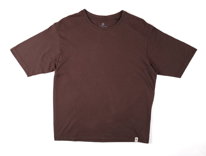 Playera Oversized Fit  - Café