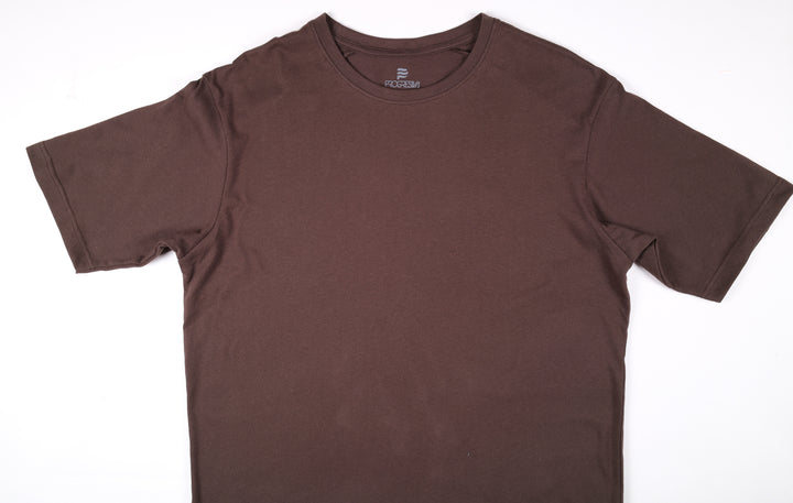 Playera Oversized Fit  - Café