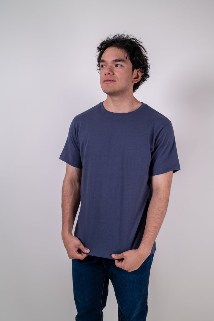 Playera Regular Fit  - Gris Oscuro