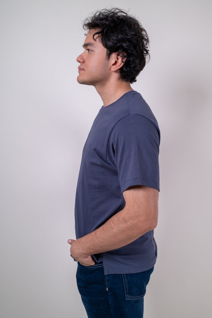 Playera Regular Fit  - Gris Oscuro