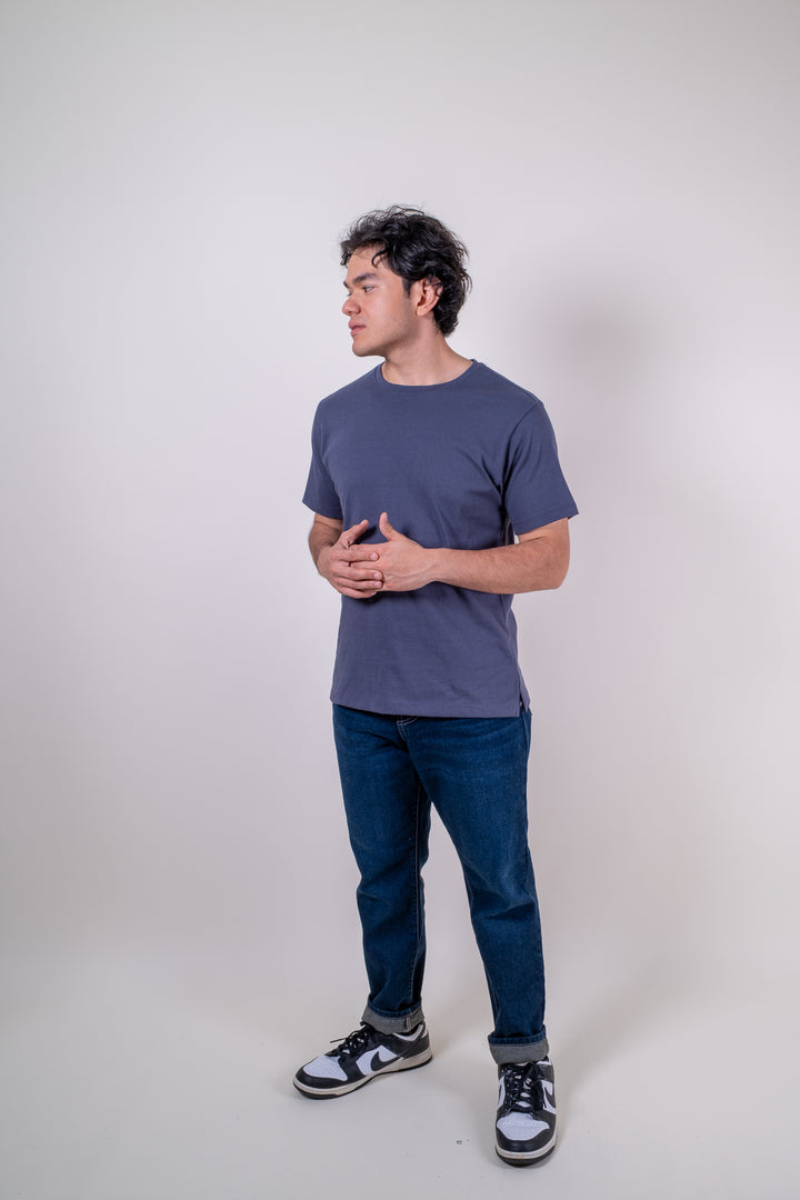 Playera Regular Fit  - Gris Oscuro