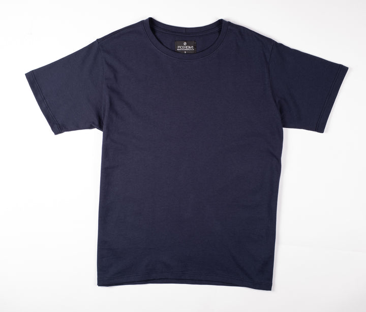 Playera Regular Fit  - Azul Marino