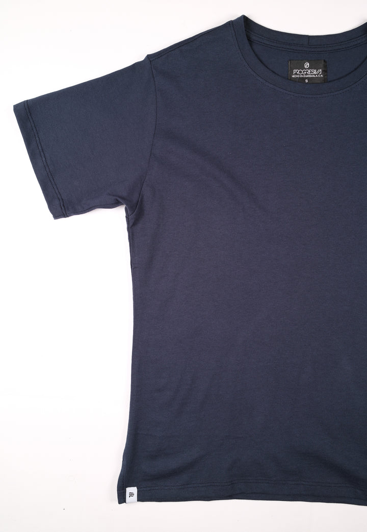 Playera Regular Fit  - Azul Marino