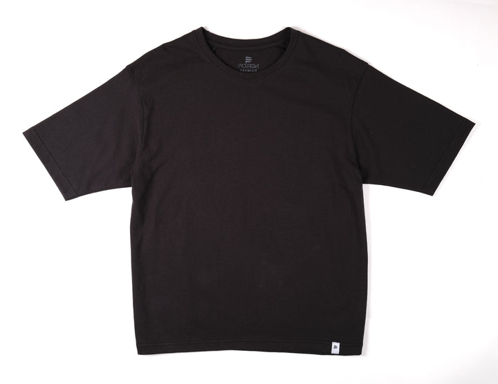 Playera Oversized Fit  - Negro