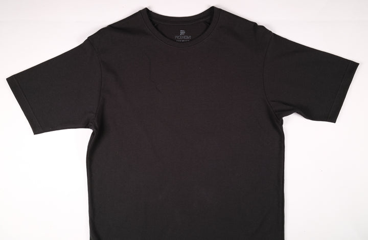 Playera Oversized Fit  - Negro