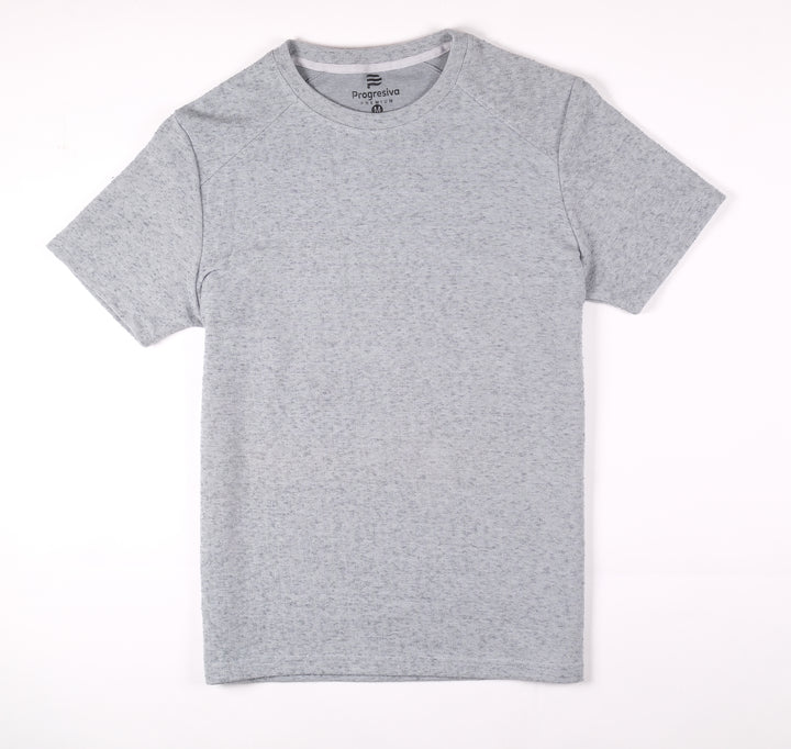 Playera Slim Fit - gris claro