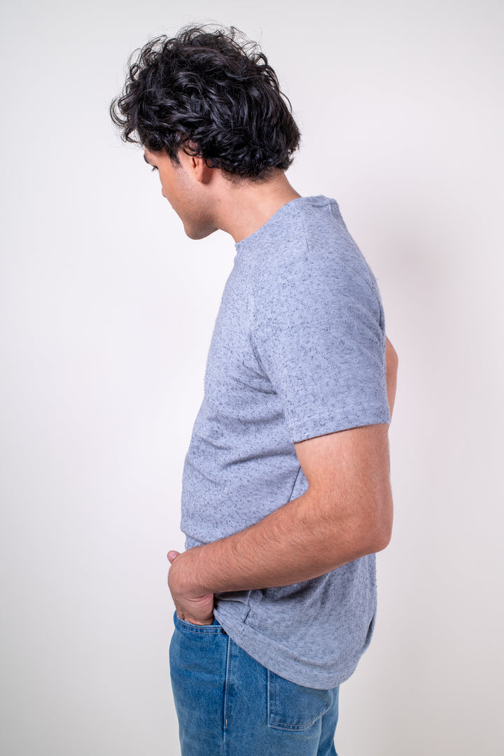 Playera Slim Fit - gris claro