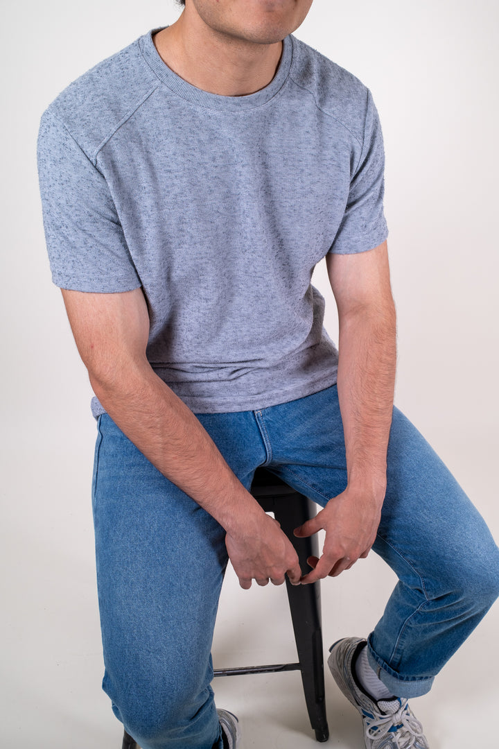 Playera Slim Fit - gris claro