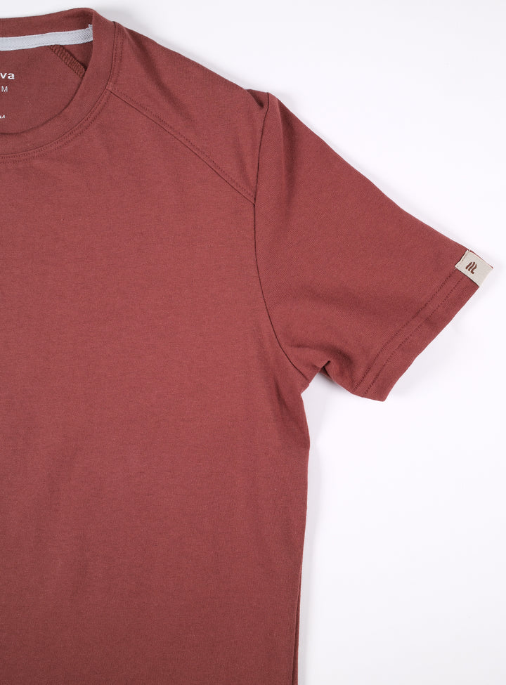Playera Slim Fit - Marrón