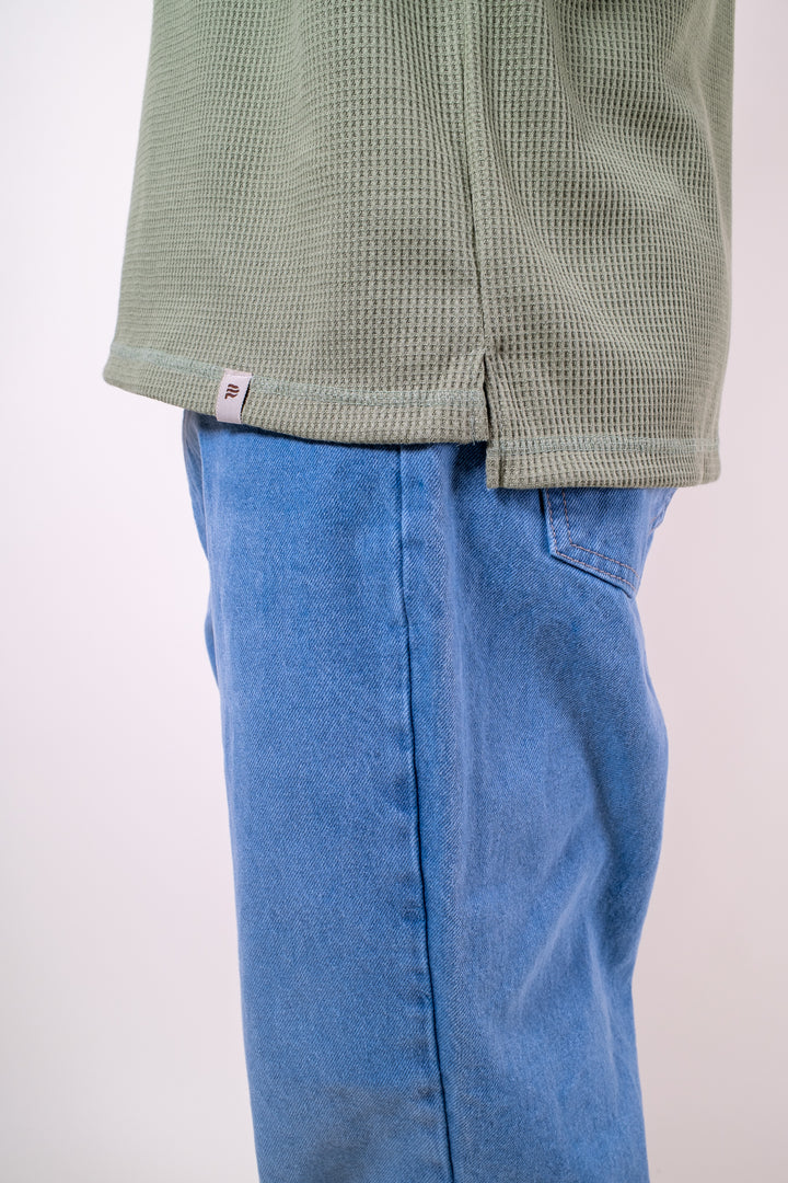 Playera Oversized Fit  - Verde