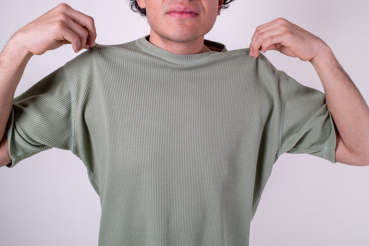 Playera Oversized Fit  - Verde