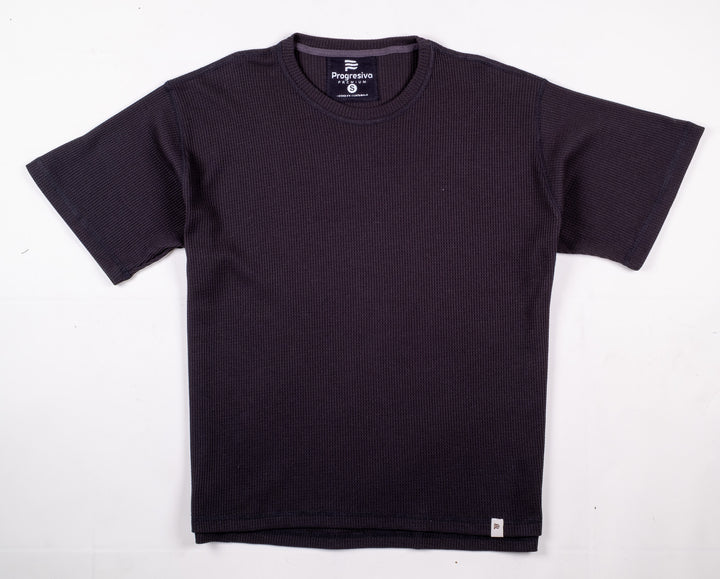 Playera Oversized Fit  - Negro