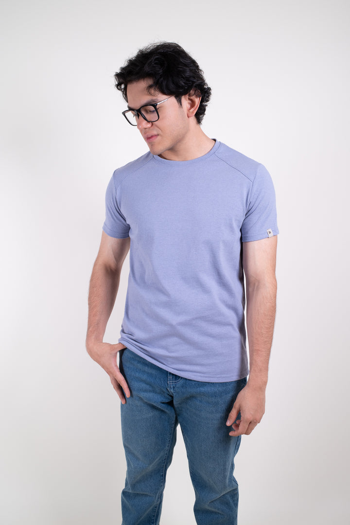 Playera Standard Fit  - azul claro