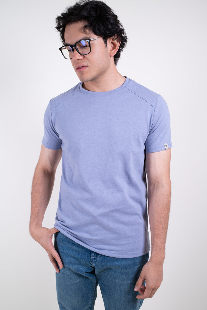 Playera Standard Fit  - azul claro