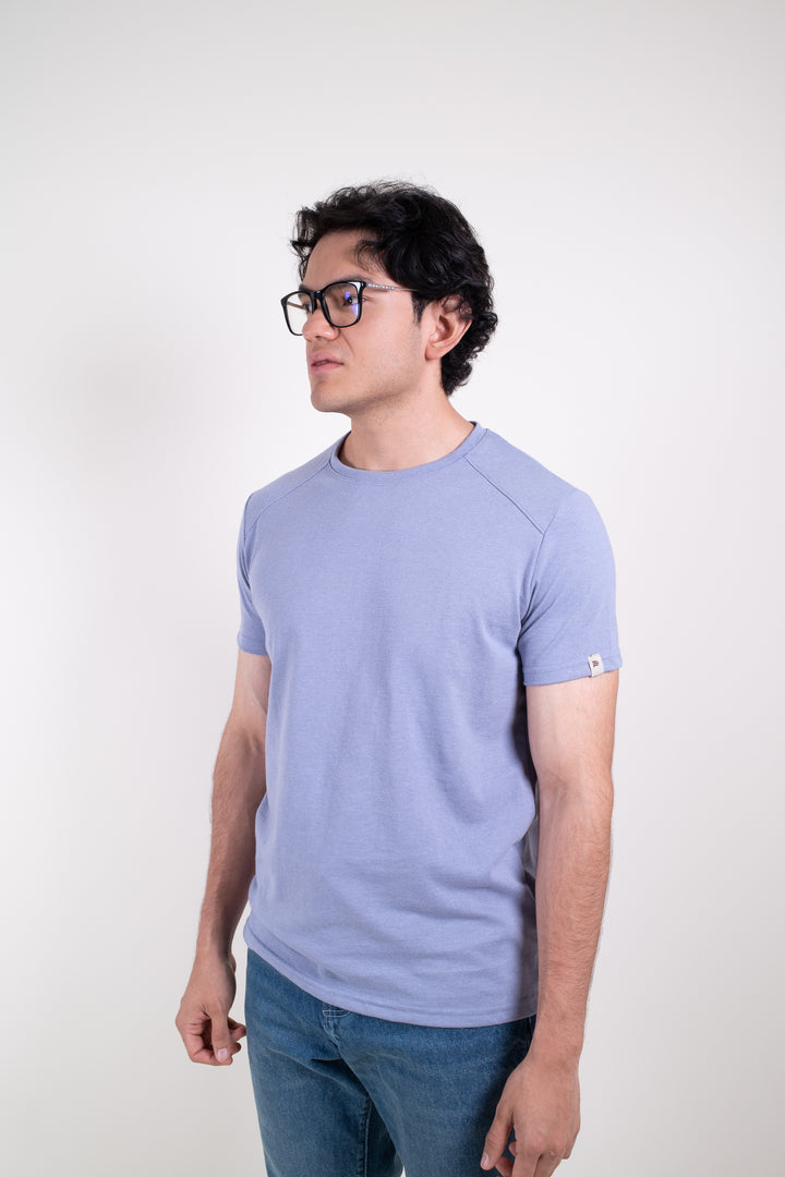 Playera Standard Fit  - azul claro
