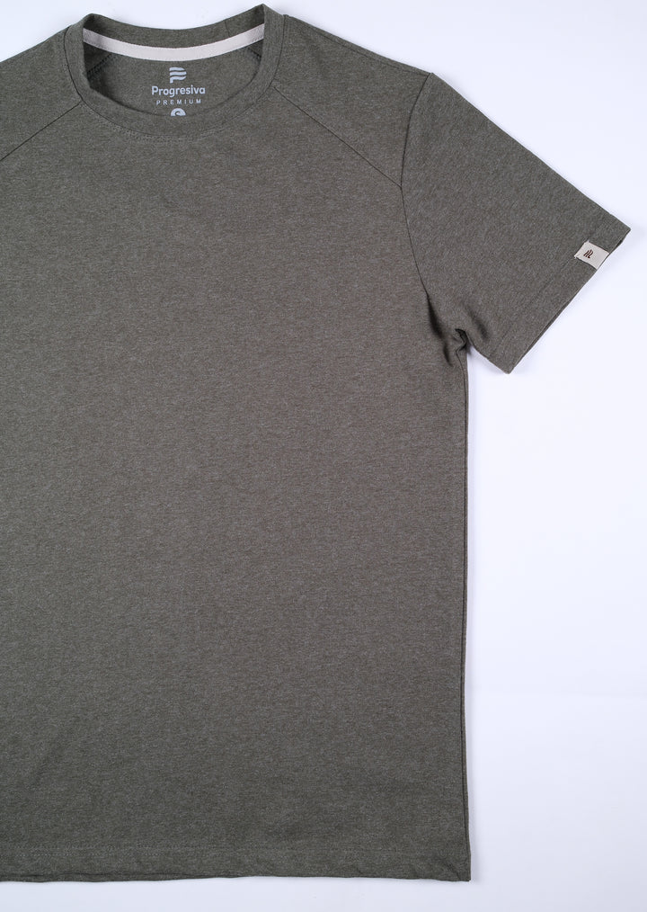 Playera Standard Fit  - verde olivo