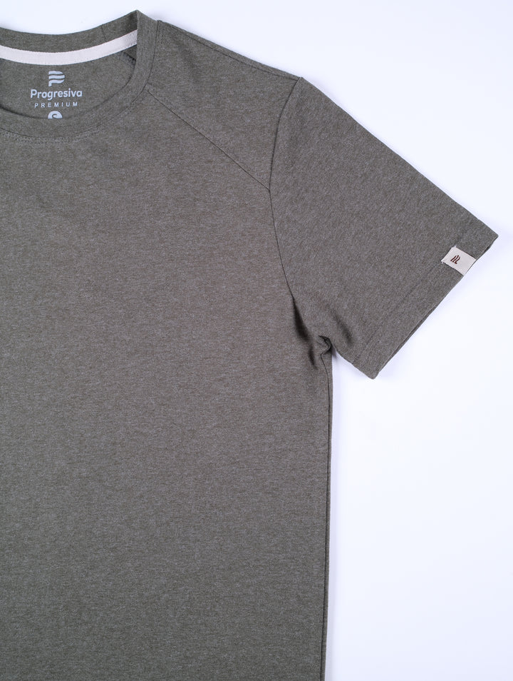 Playera Standard Fit  - verde olivo