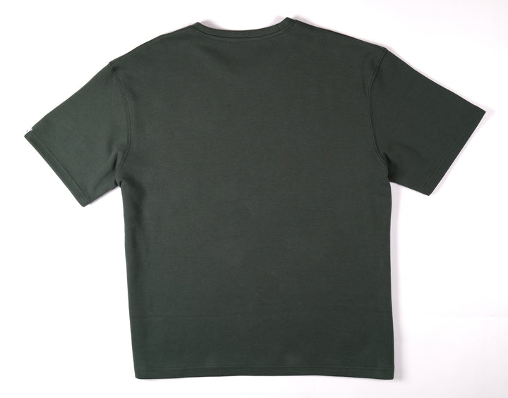 Playera Oversized Fit  - verde oscuro
