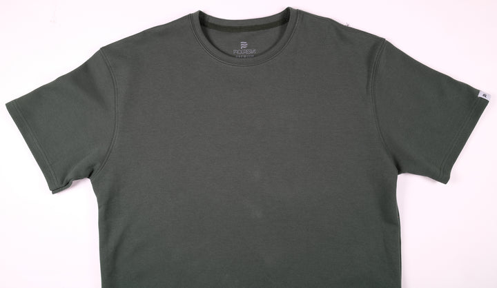 Playera Oversized Fit  - verde oscuro