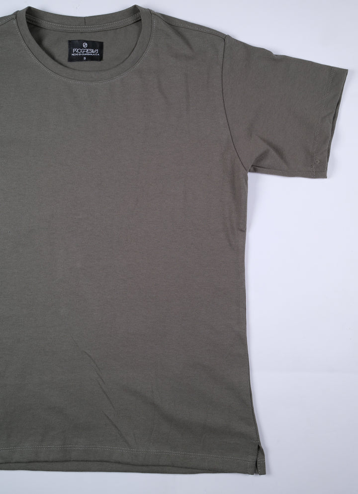 Playera Regular Fit  - verde musgo