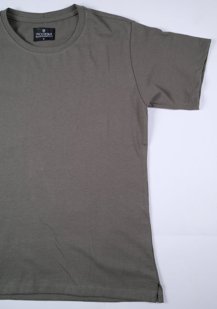 Playera Regular Fit  - verde musgo