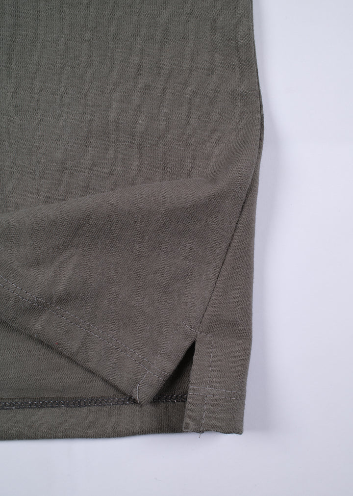 Playera Regular Fit  - verde musgo