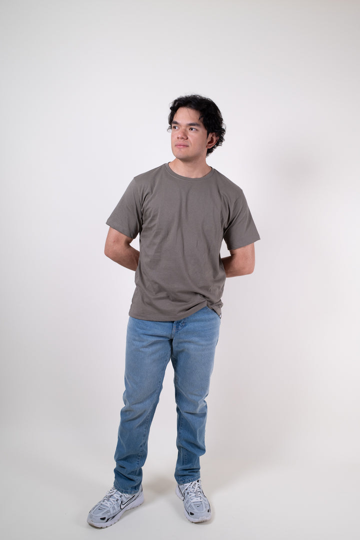 Playera Regular Fit  - verde musgo