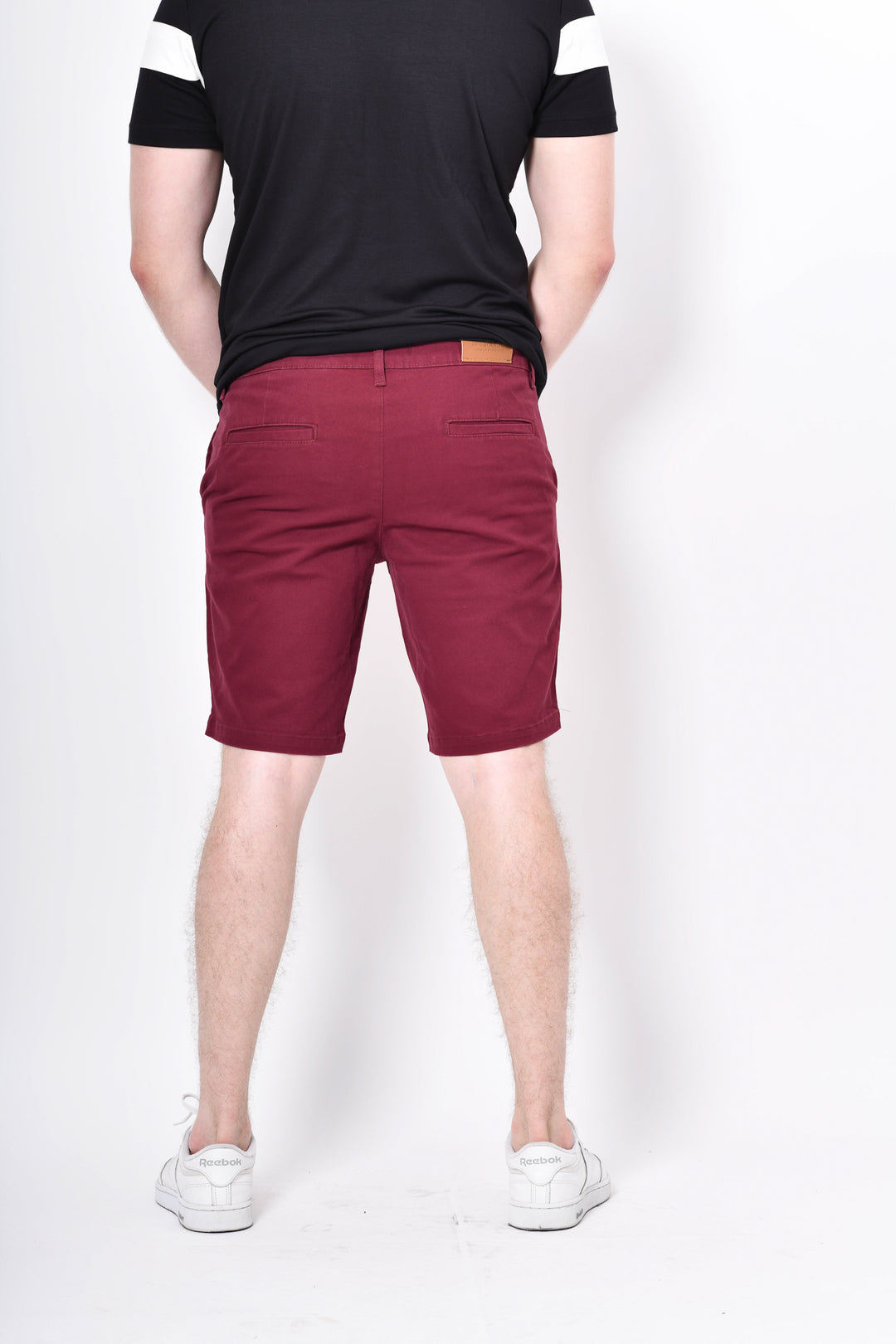 Short de gabardina - corinto claro