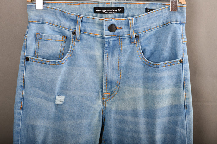 Jeans super denim - No. 16  - slim - Light Indigo