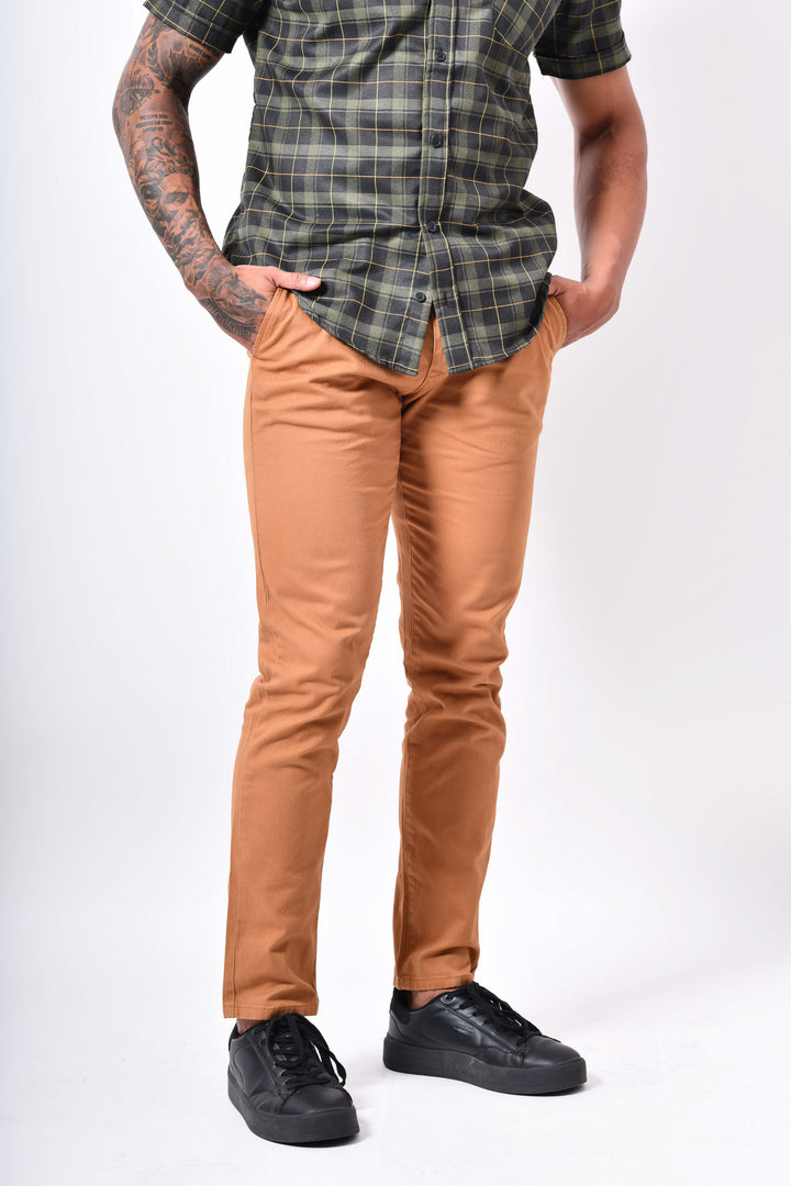 Pantalón  de gabardina skinny - gena