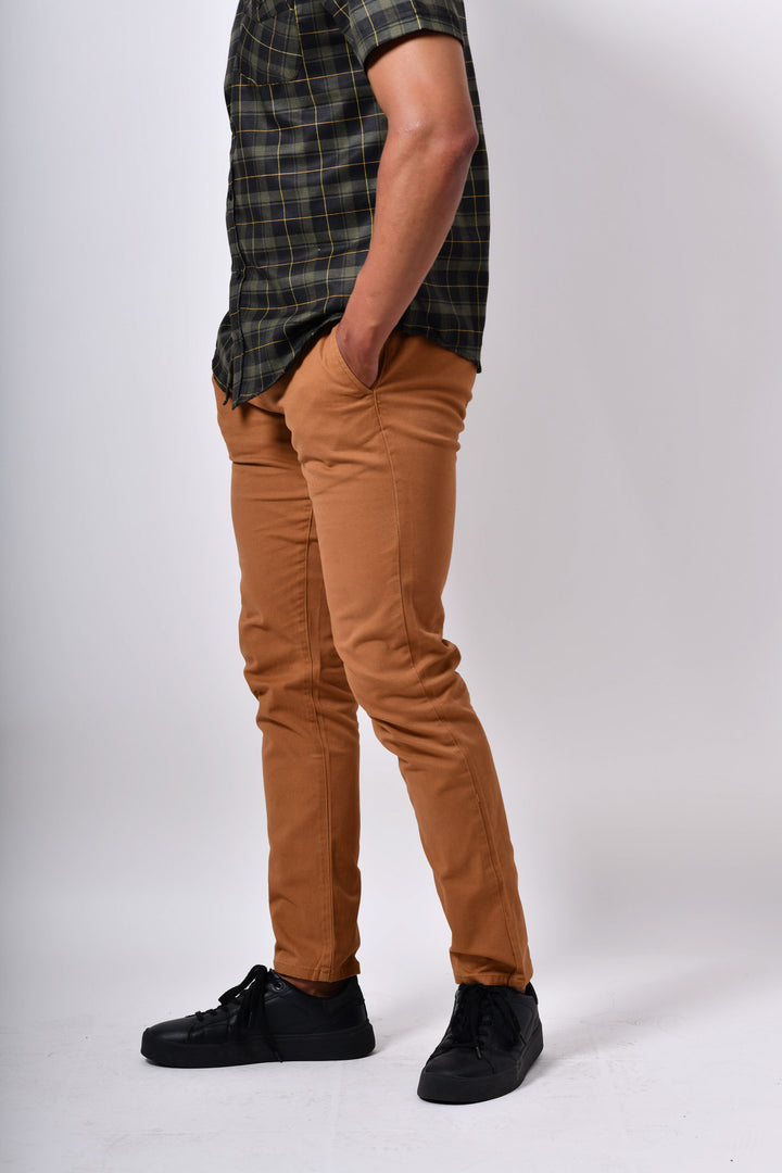 Pantalón  de gabardina skinny - gena