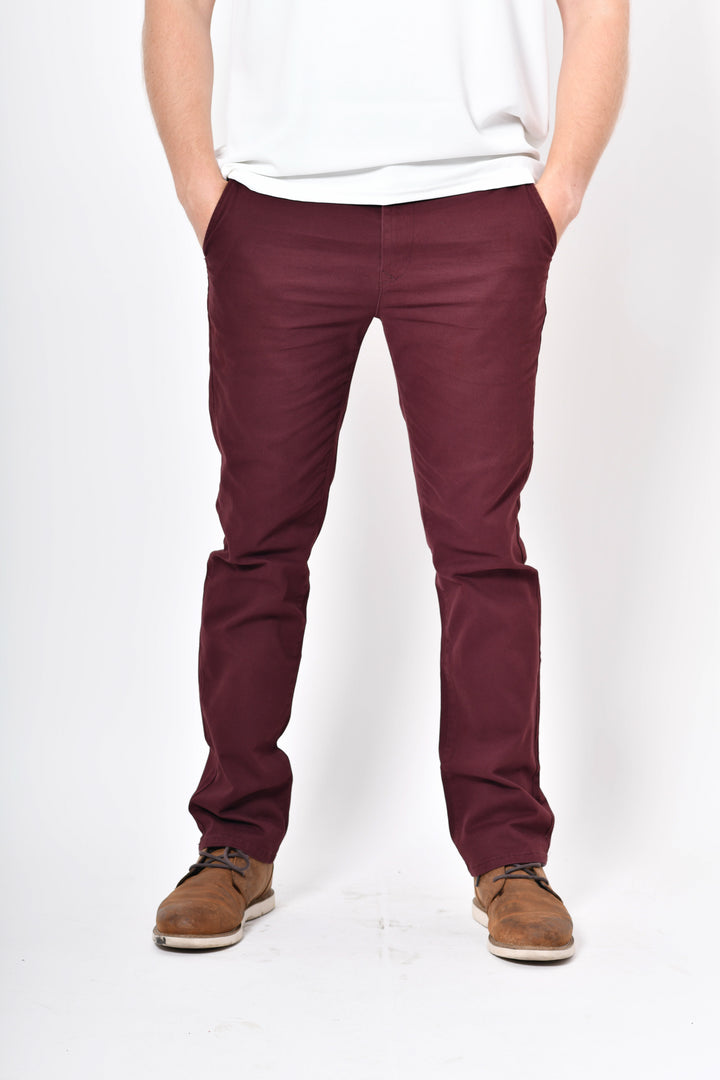 Pantalón de Gabardina - Recto - Corinto