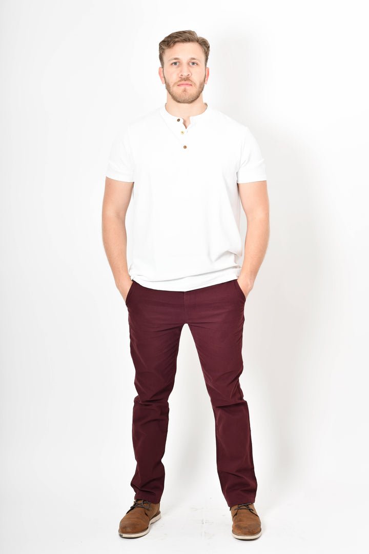 Pantalón de Gabardina - Recto - Corinto