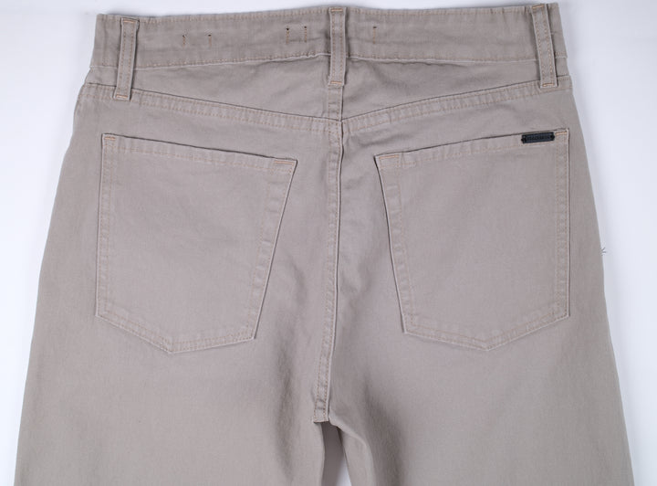 Pantalón de Gabardina - 5 pocket Slim - Beige