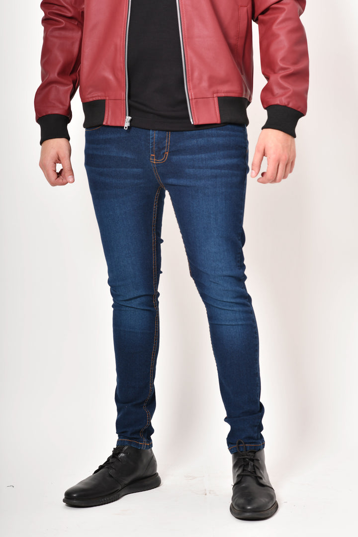 JEANS ESSENTIAL 44 - Arcadia - Skinny - Azul Oscuro